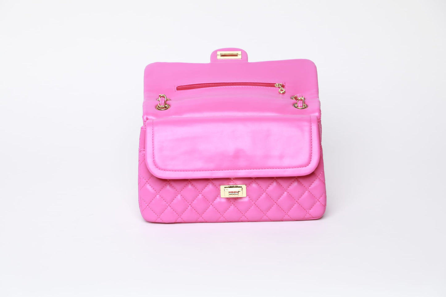 Terry Macc Hot Pink Crystaled Designer Bag