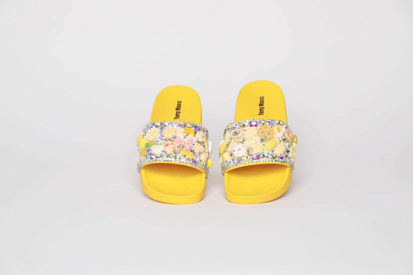 Terry Macc Crystaled Garden Slides – Sunshine Bloom