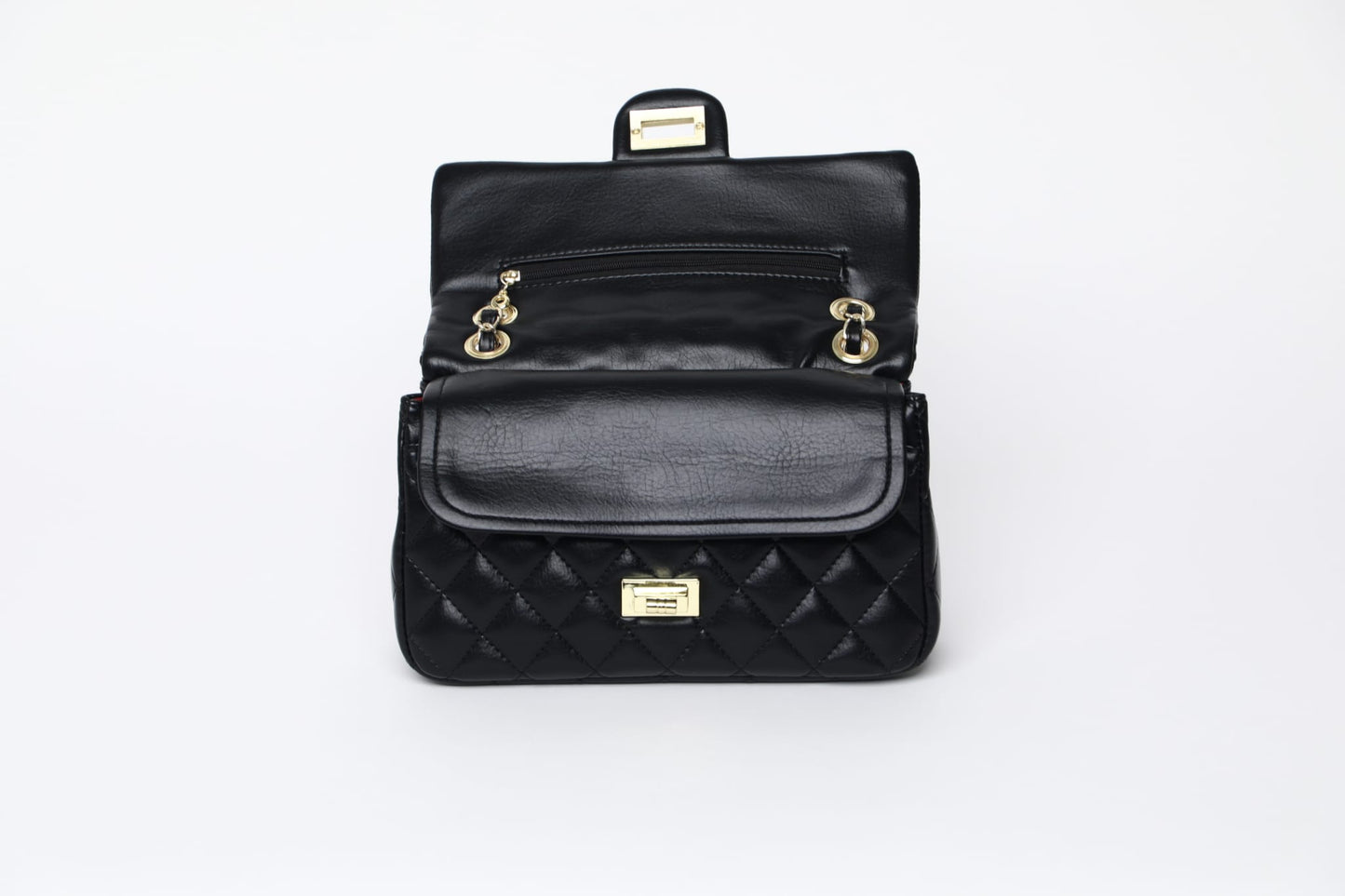 Terry Macc Black Crystaled Designer Bag