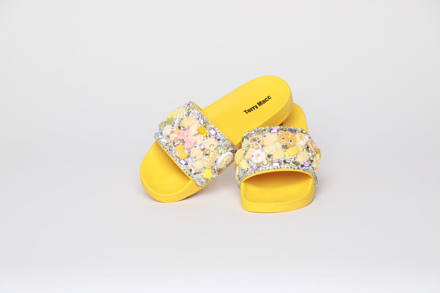 Terry Macc Crystaled Garden Slides – Sunshine Bloom
