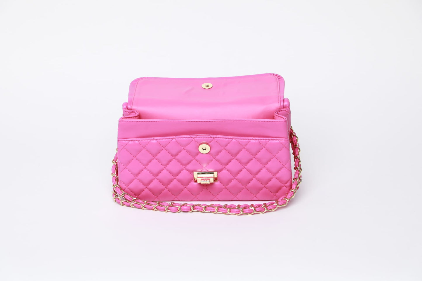Terry Macc Hot Pink Crystaled Designer Bag