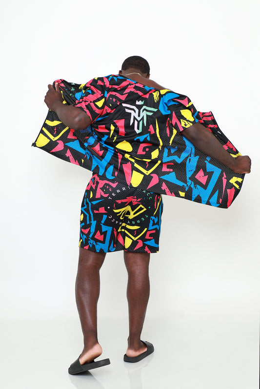 Bold & Vibrant 2-PIECE Shorts Set